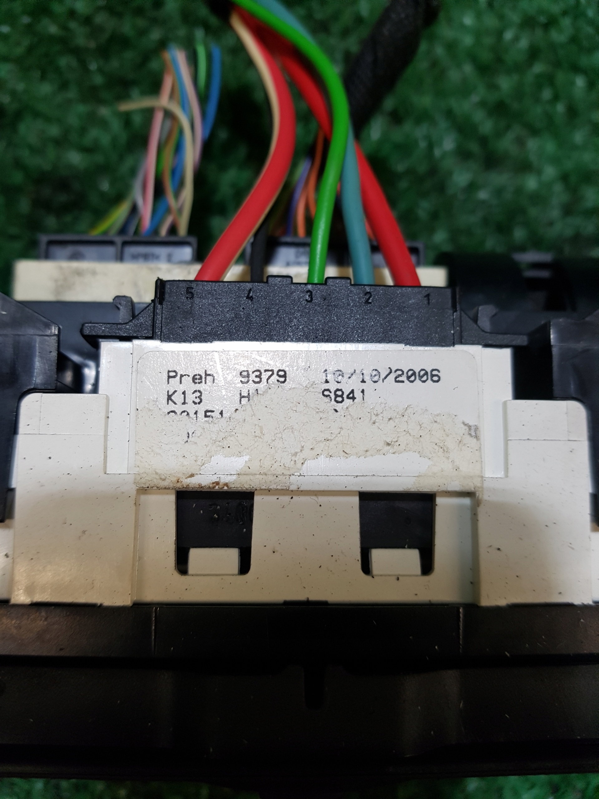 control panel air conditioning devices VOLKSWAGEN POLO 4