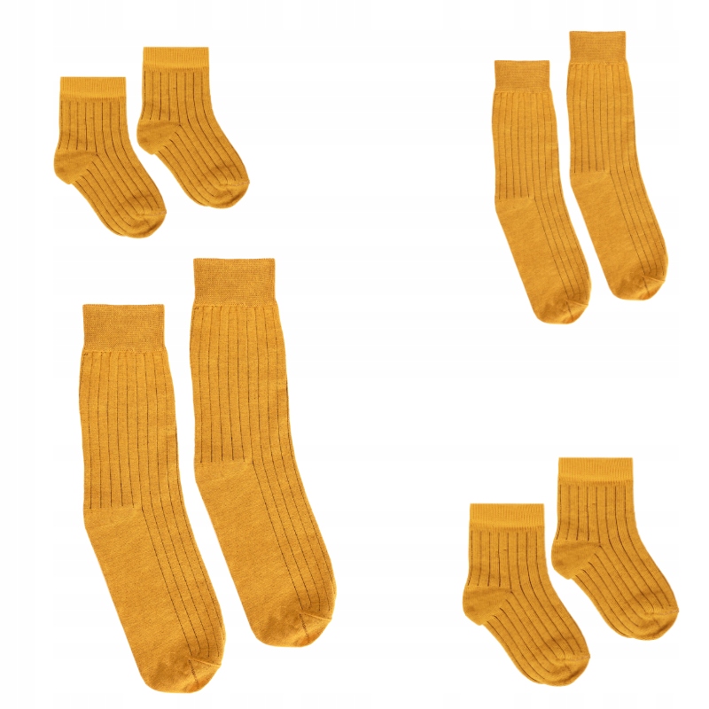 Sada 4 párov ponožiek pre rodinu