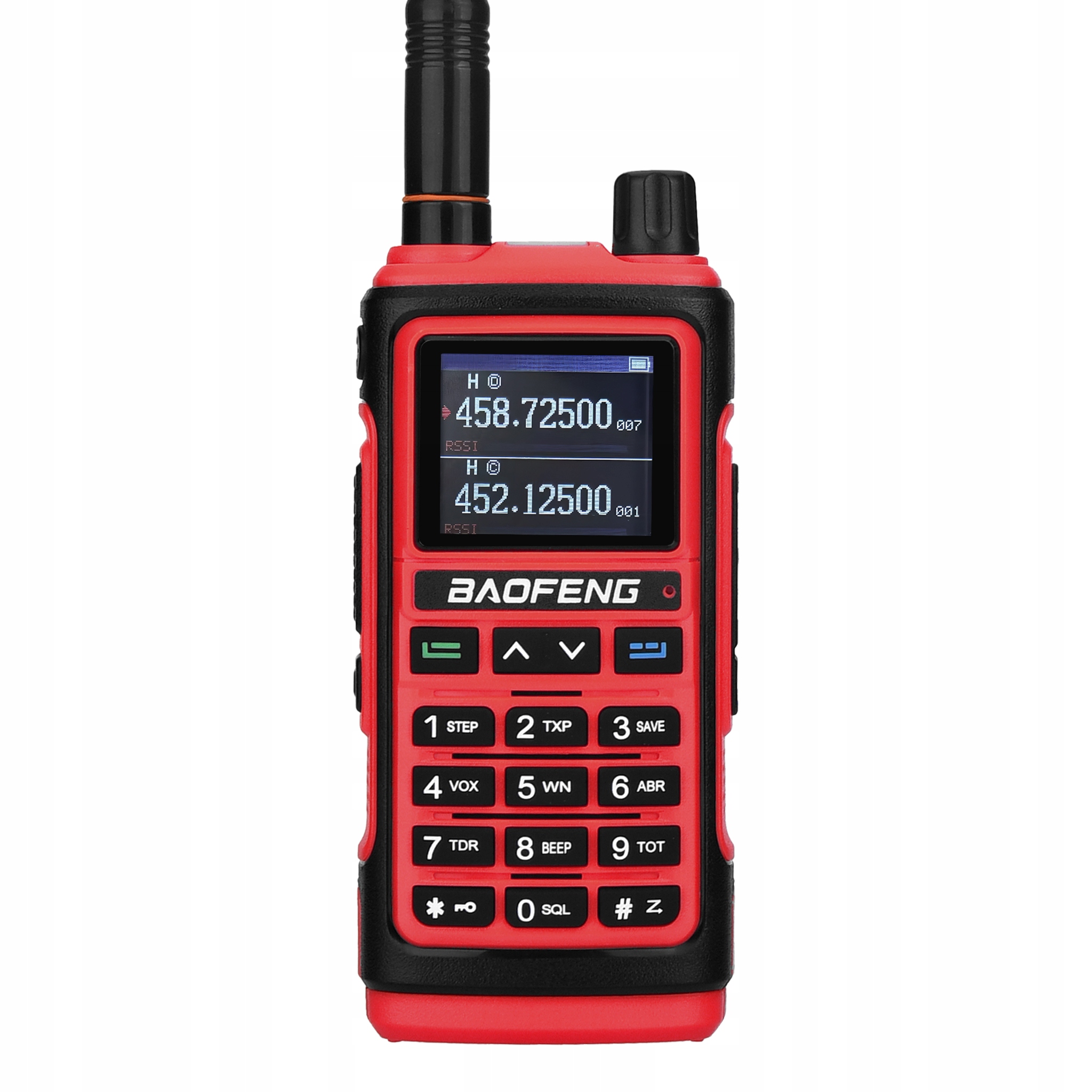 Baofeng UV-17M Radiotelefon Dwupasmowy z Fm, Noaa i Funkcją Programowania, Czerwony