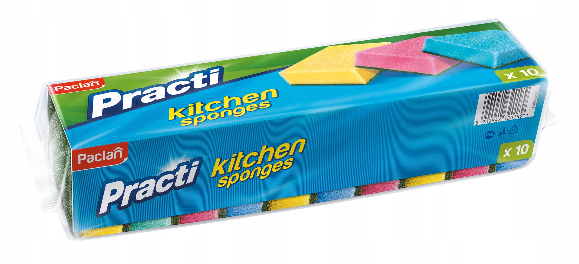 

Gąbka Gąbki Do Naczyń Zmywania 10szt Paclan Practi