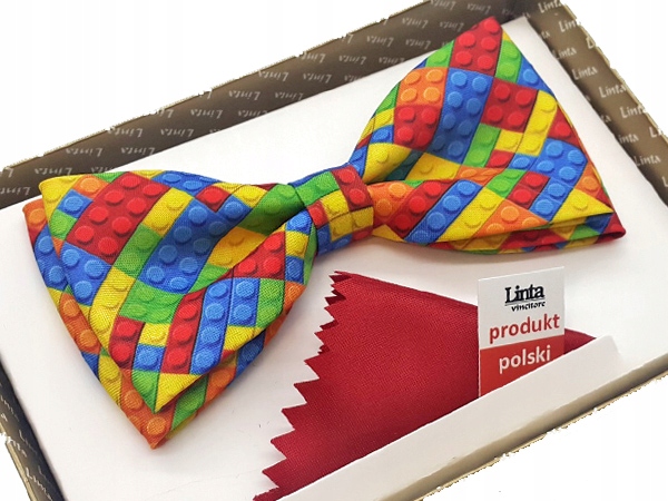 MUCHA / MUSZKA MĘSKA KOLOROWA KLOCKI LEGO