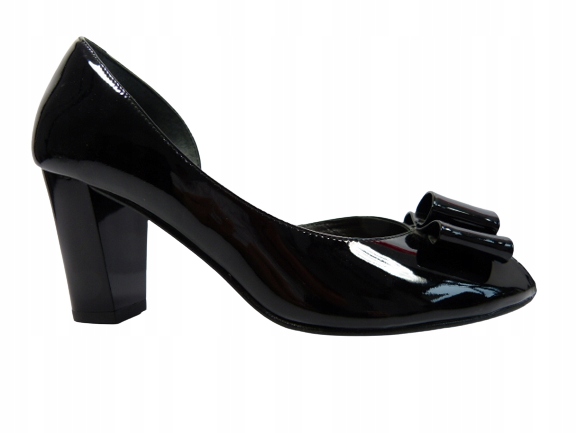 černé sandály, elegantní dámské boty, kůže Kotyl 36