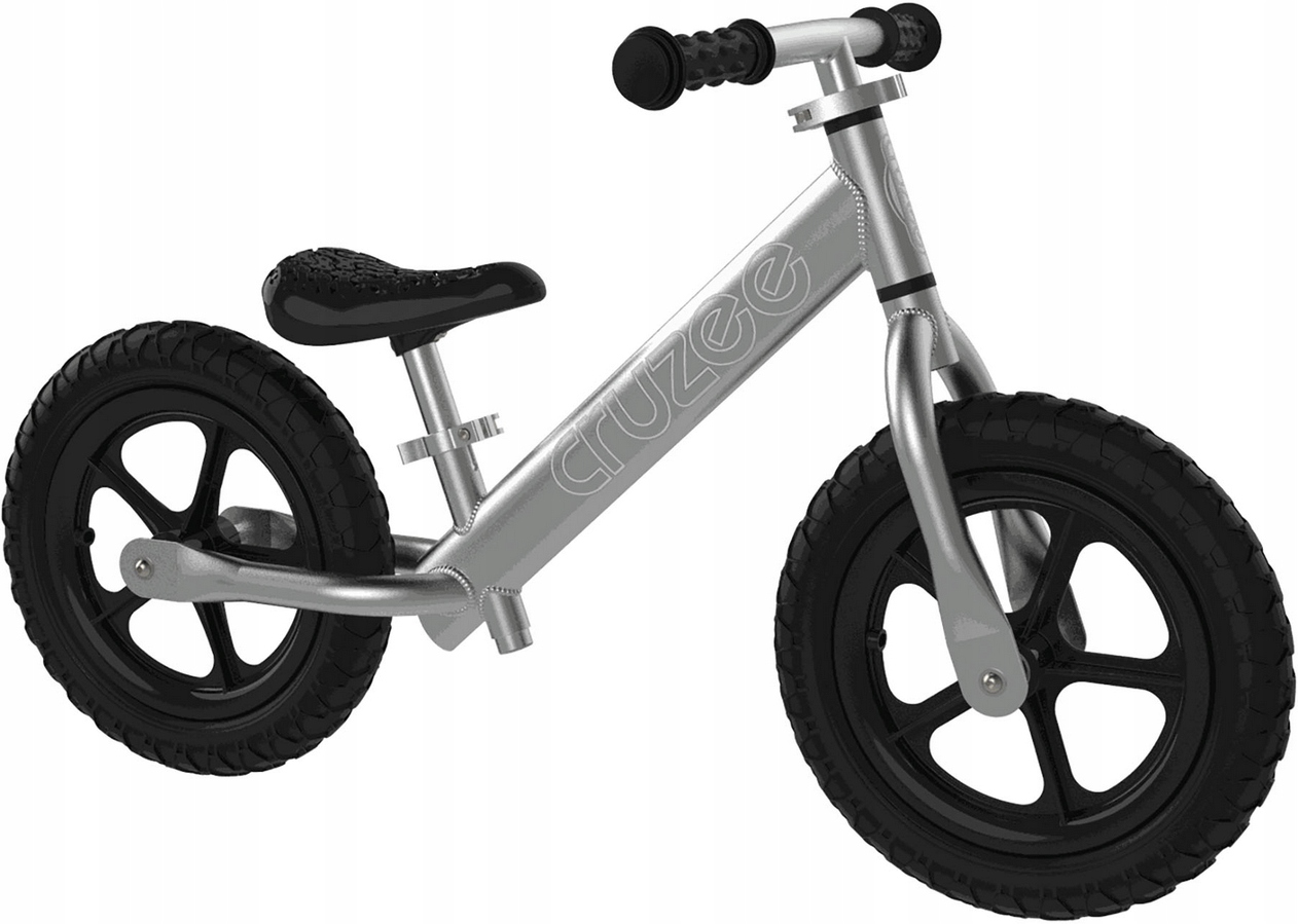 Rowerek biegowy Cruzee 12" Srebrny 1,9kg