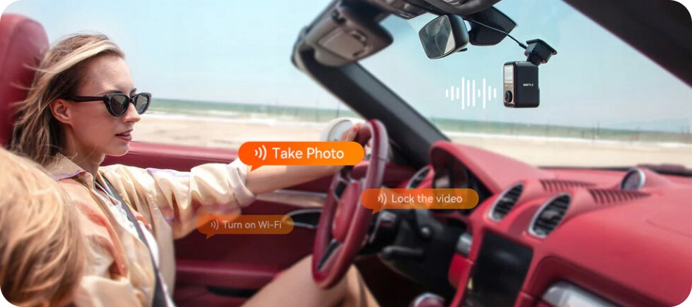 KAMERA SAMOCHODOWA VANTRUE E360 LTE 2CH PRZÓD WNĘTRZE 5.2K + 2.7K GPS + ACC Model E360 2CH