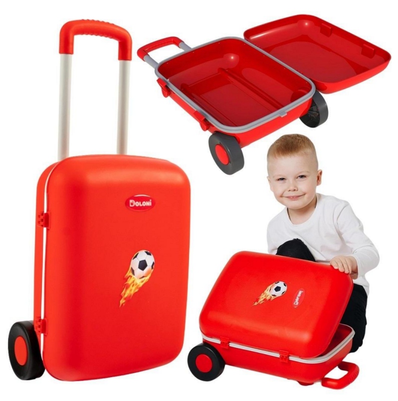 Walizka dziecięca Czerwona