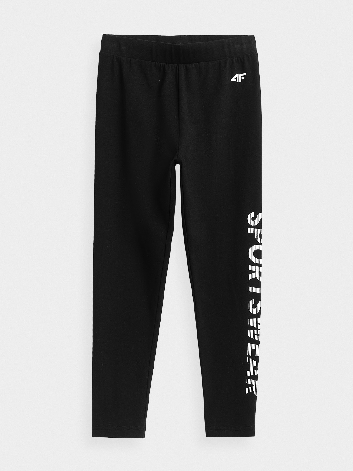 

4F Legginsy Dziewczęce Czarne HJL22-JLEG002 164