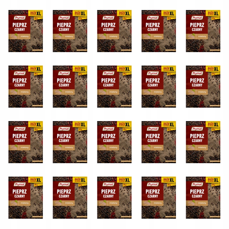 Pepř černý mletý XXL 50g Prymat X20