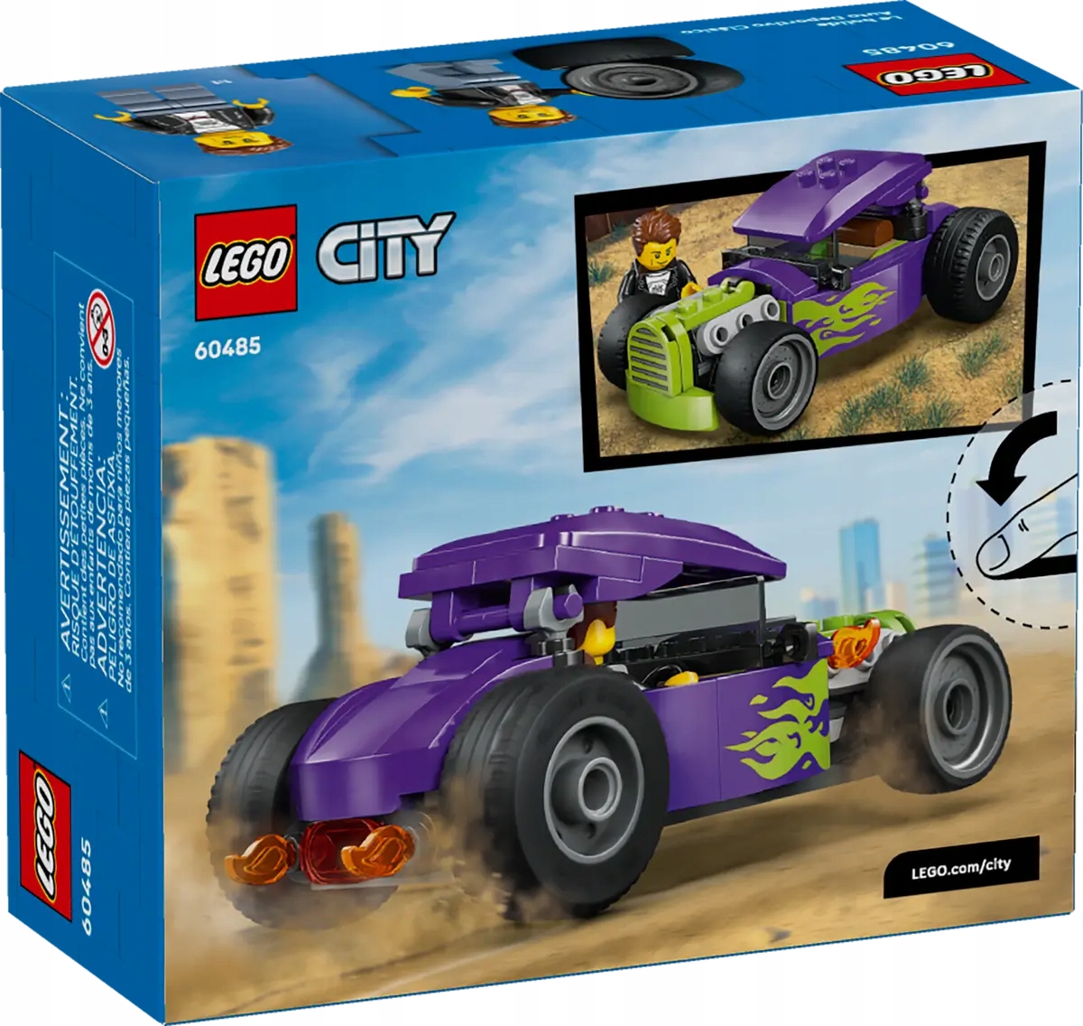 60485 Lego City Hot Rod