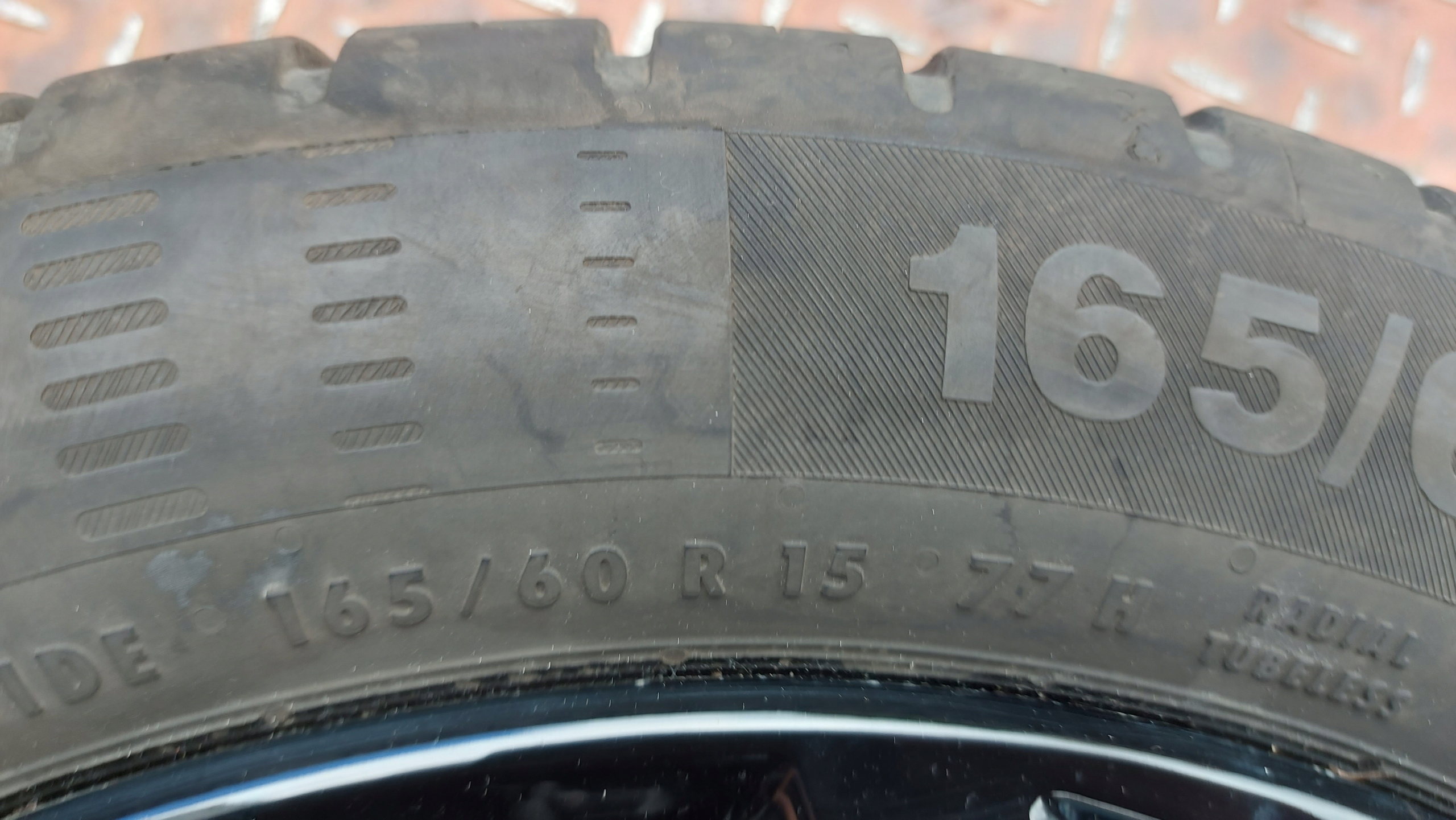 CONTINENTAL CONTIECOCONTACT 5 165/60R15 tyres summer 6mm