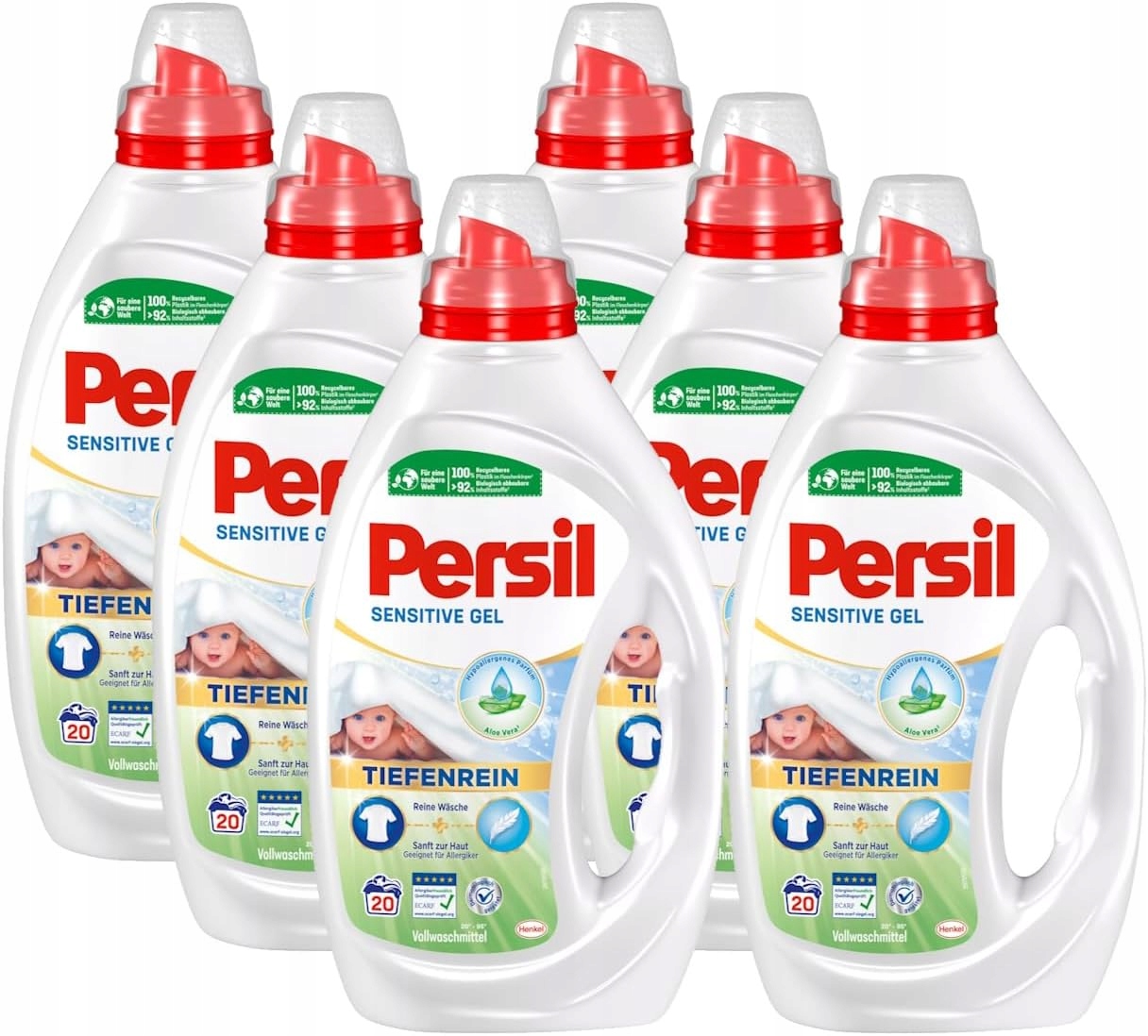 Levně Persil Sensitive Gel Citlivá Pokožka gel na praní 120 praní 5,4 l Německý
