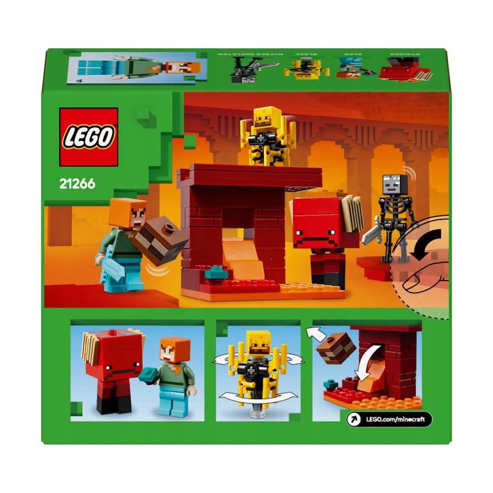 LEGO MINECRAFT Bitwa na moście Netheru 21266 Marka LEGO