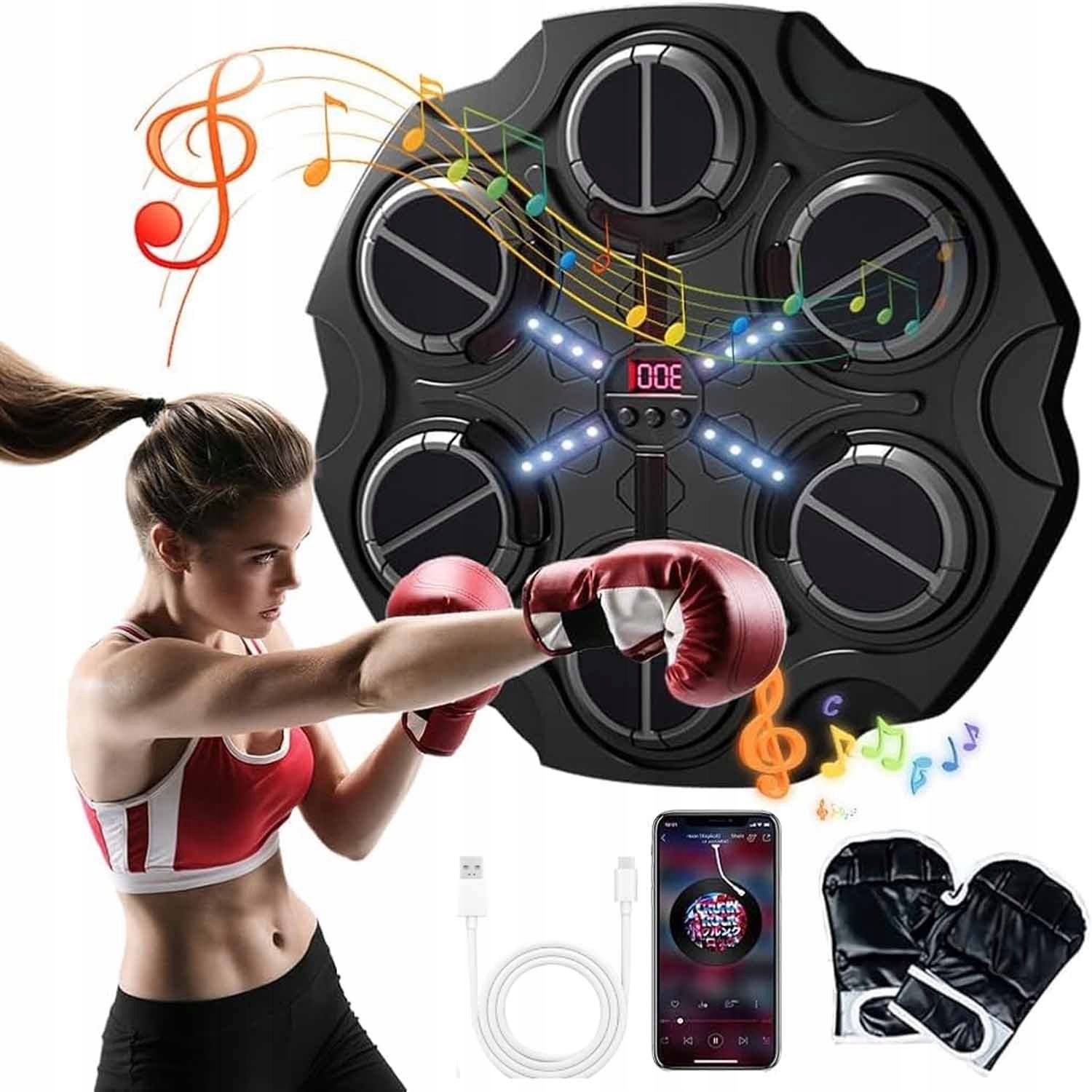 Dětská Hudební Boxerská Deska Bluetooth Usb Boxerské Rukavice