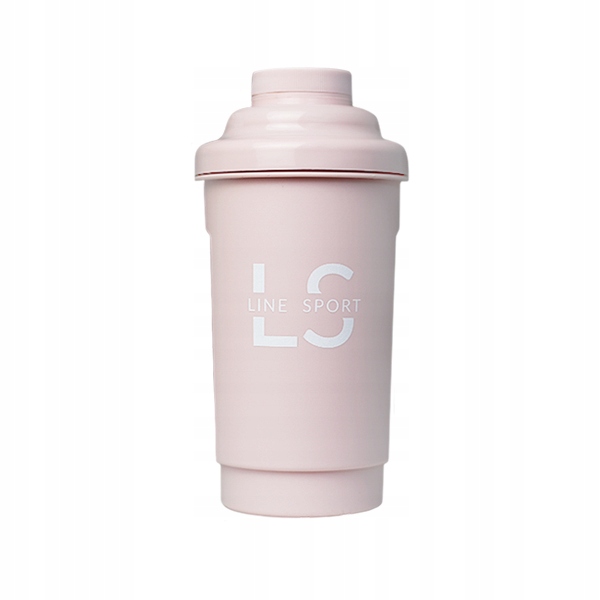 Shaker Line Sport 600 ml różowy
