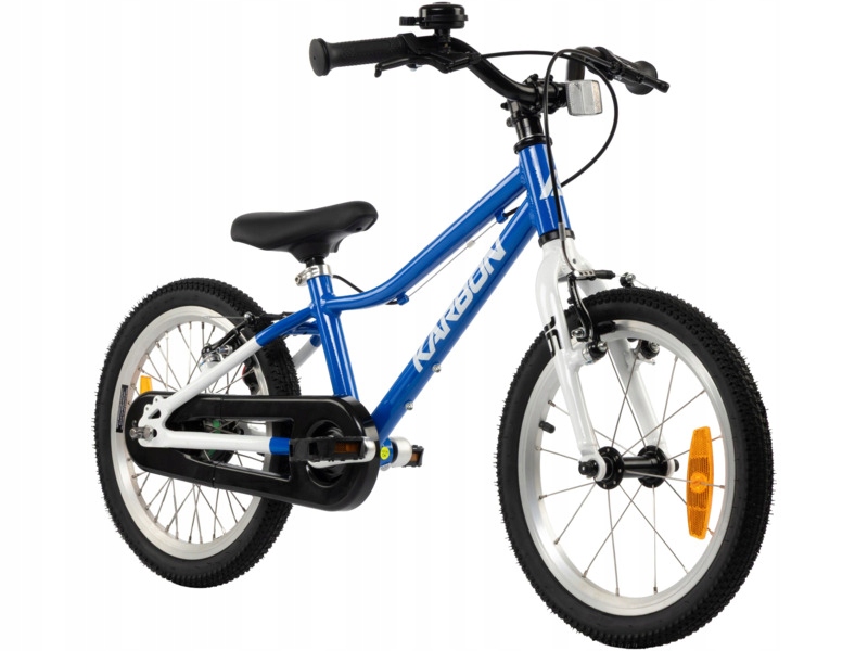 Rower dziecięcy Karbon Superlight Automatic 16 cali dla chłopca Niebieski