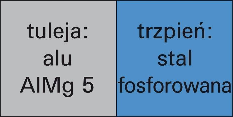 Nit 1-str.zam.CAP,al/stalleb plas.-okr. 3,2x6,5mm Waga produktu z opakowaniem jednostkowym 0.001 kg