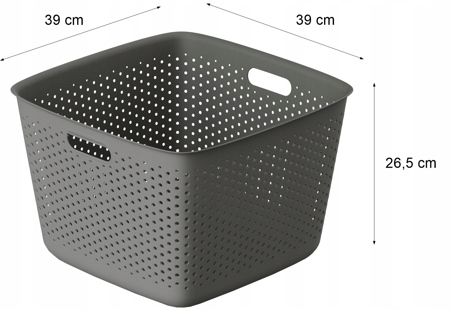 Koszyk 28,5 litrów plastikowy na zabawki box praktyczny organizer