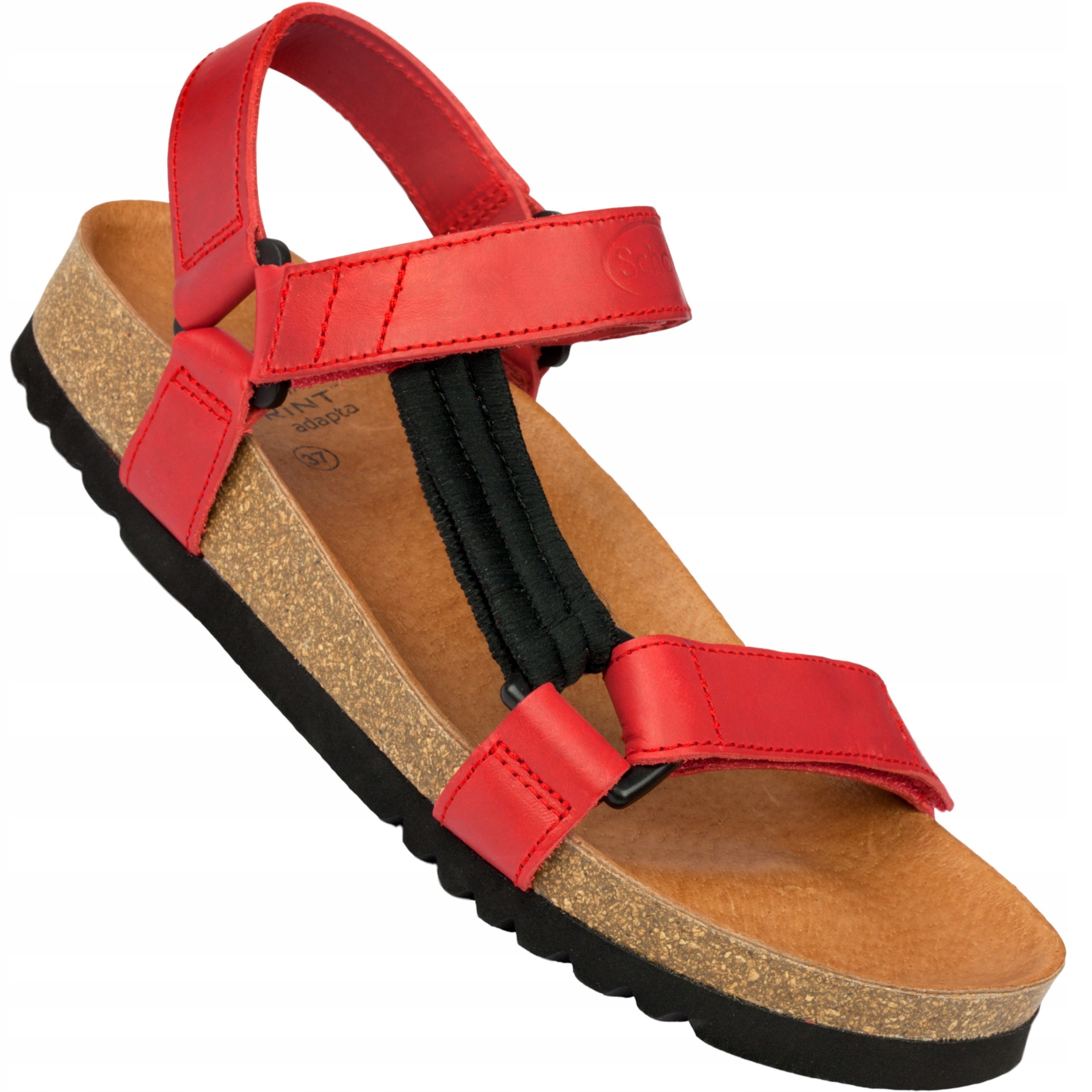 Sandały Zdrowotne Heaven Scholl Turystyczne Medyczne 42 Czerwony