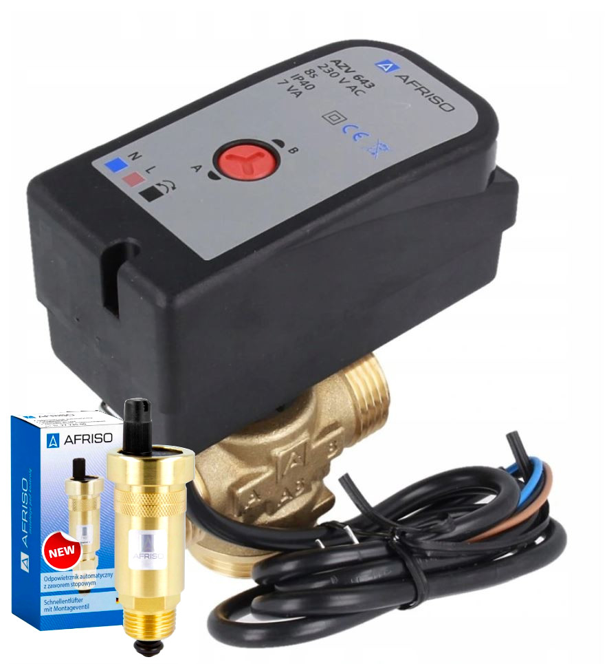 

Zawór 3-DROGOWY Strefowy 1 Cal Azv 643 Afriso DN20