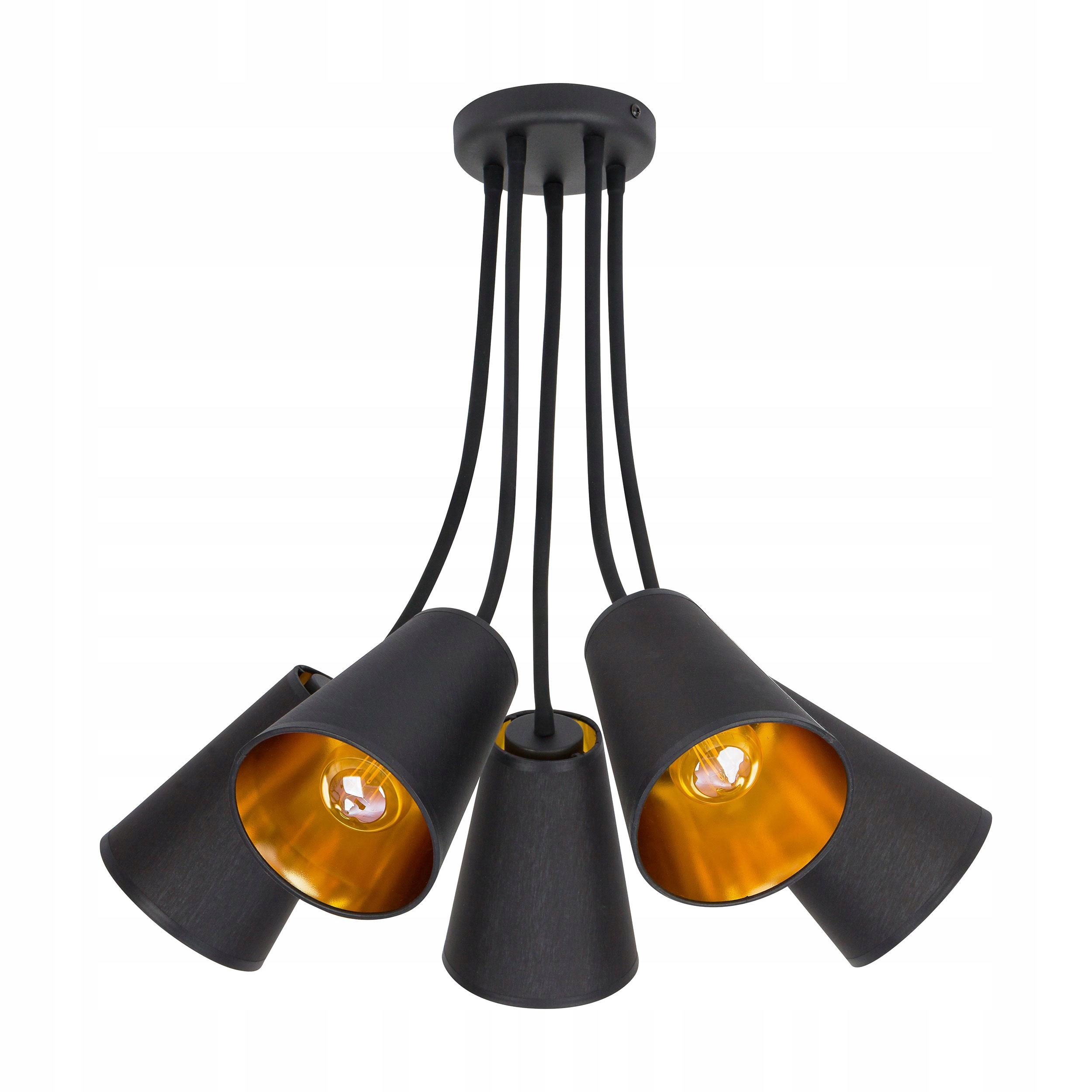 Závesná lampa TK-Lighting 5 svetelných bodov E27, lampa do obývačky, izby