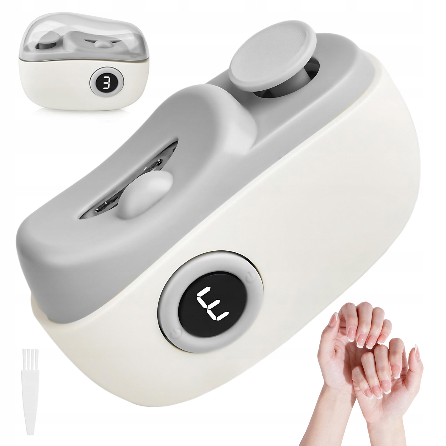 Elektrický Led Kleštičky Na Nehty S Displejem, 3 Režimy