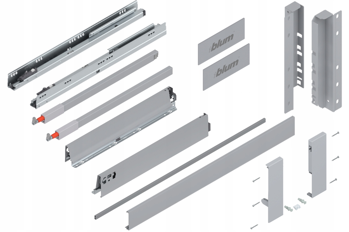 Blum Šuplík 500 Vysoká zásuvka vnitřní D šedá