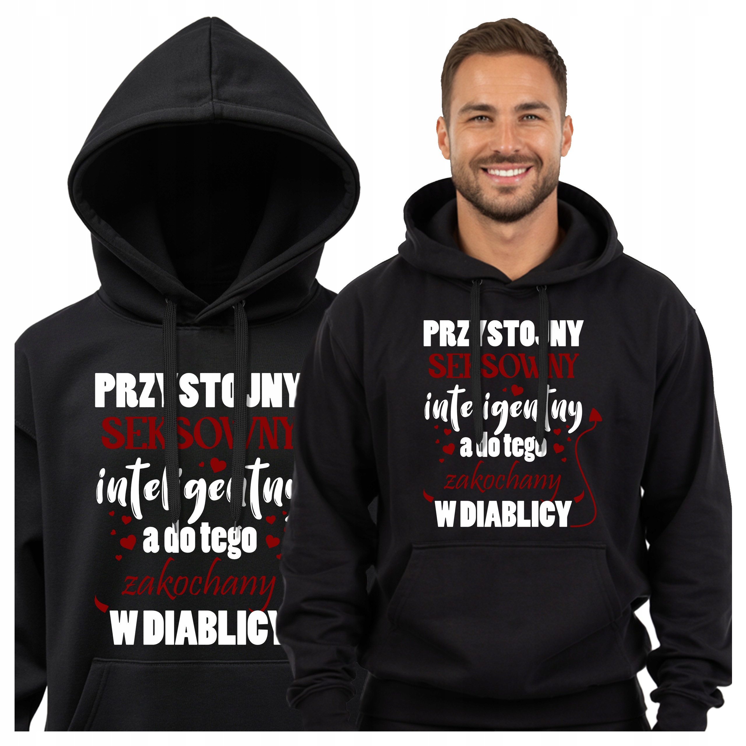 Pánská mikina s kapucí Směšným Nápisem Na Dárek Valentýnský Sexy 3