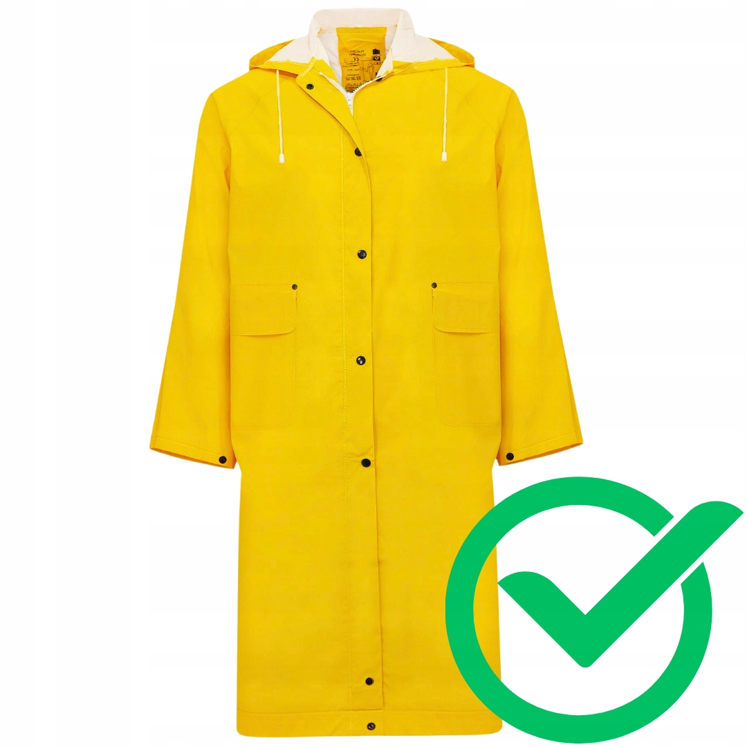 Peleryna PŁASZCZ PRZECIWDESZCZOWY roz 3XL - MOCNY NA WYJAZD WYCIECZKĘ DŁUGI Marka inna