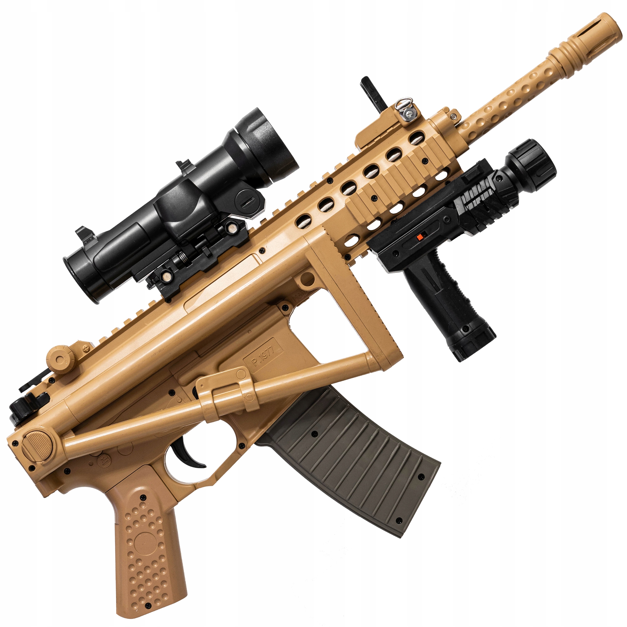 KARABIN MASZYNOWY SNAJPERSKI PISTOLET NA KULKI PLASTIKOWE + GRATISY Materiał metal plastik