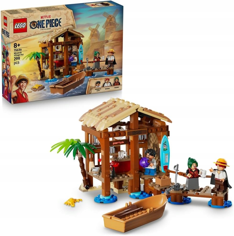 Lego One Piece Chata ve vesnici Fuusha 75636 Anime Luffy Shanks Makino 8+