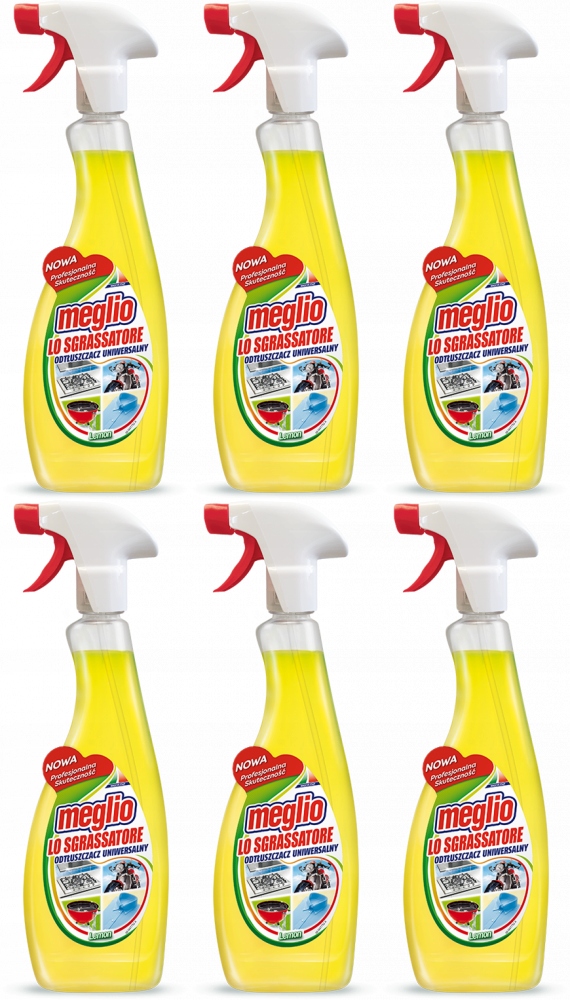 

Płyn odtłuszczający Meglio z rozpylaczem 750ml x6