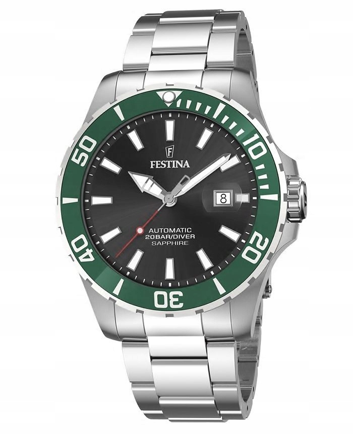 Pánské Hodinky Festina Automatic Diver F20531/2 44,00 mm 20ATM