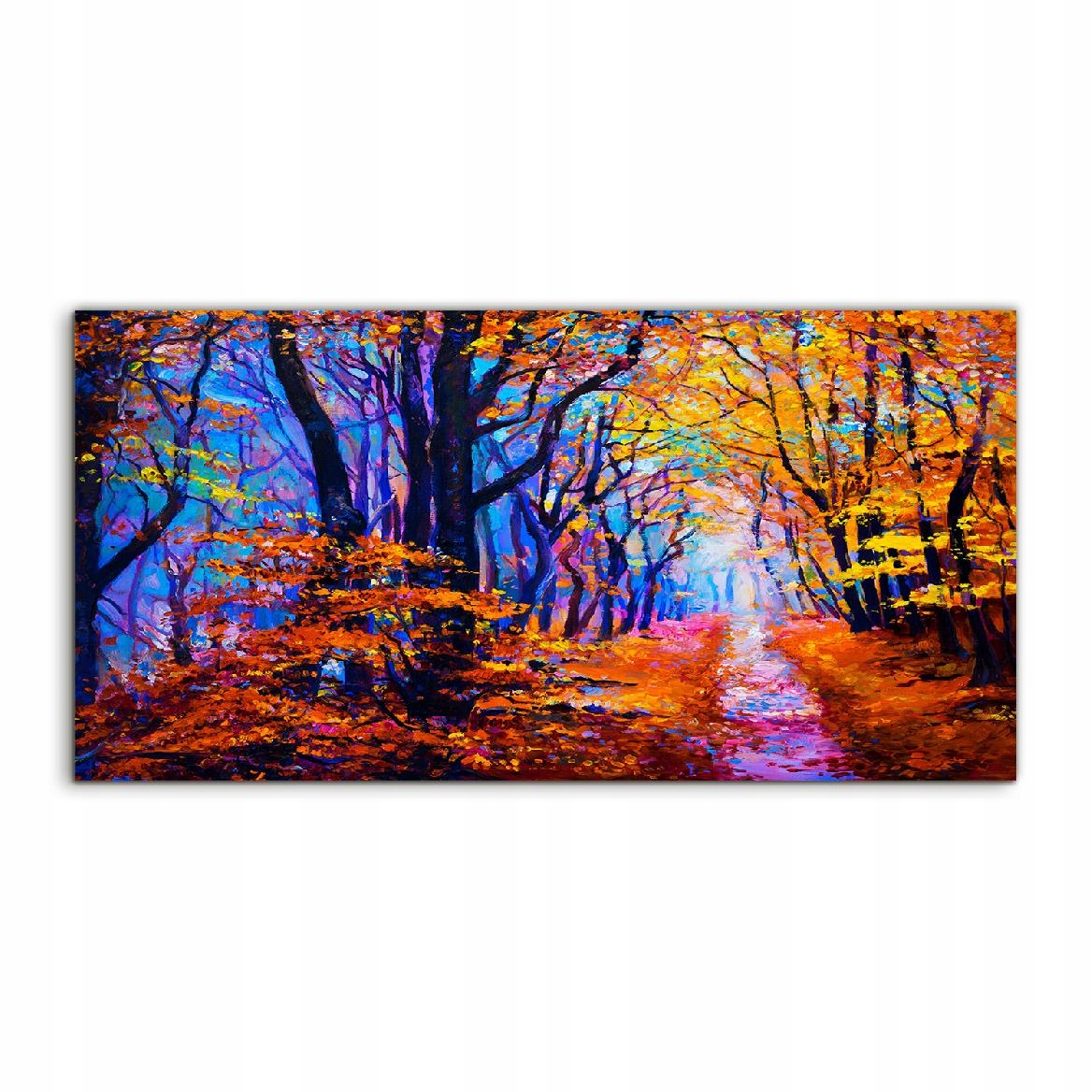 

Fotoobraz 100x50 cm nowoczesny Las Jesień Drzewa