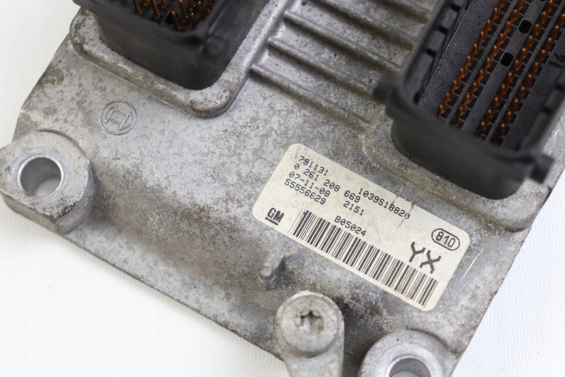 OPEL ASTRA G II computer control unit of the engine ECU 1.4 0261208669 55556629
