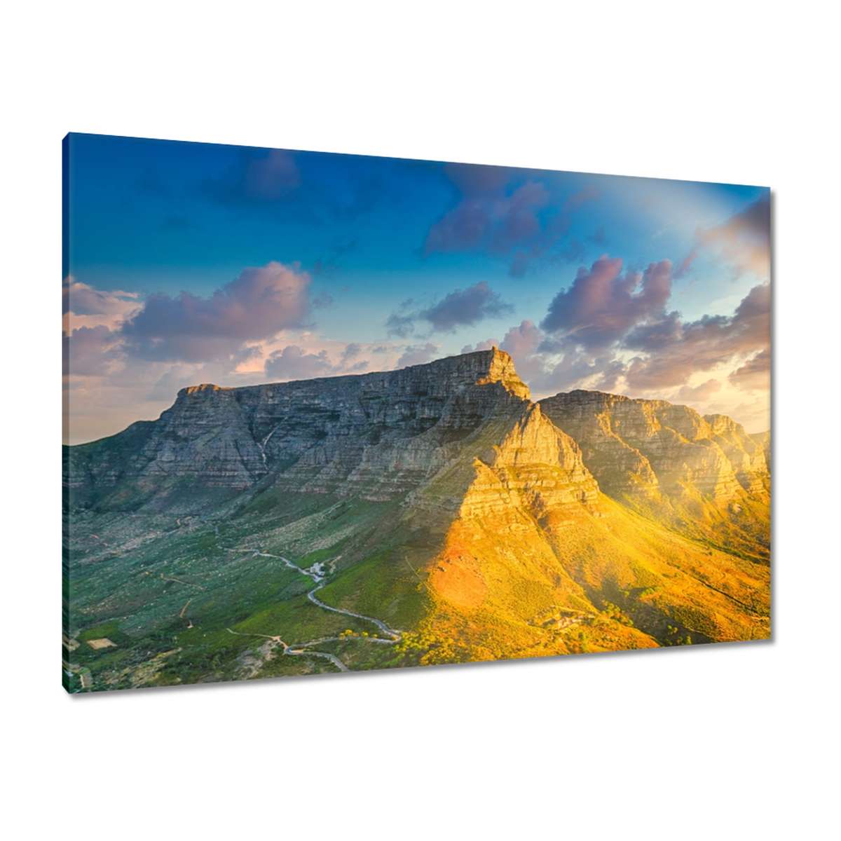 Obrazy 100x70 Západ slunce Hory Pohled