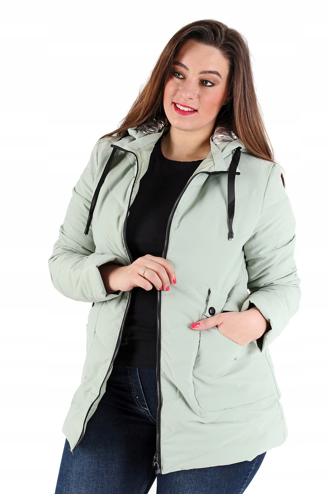 

Kurtka Pikowana Plus Size Kolory 44 1814