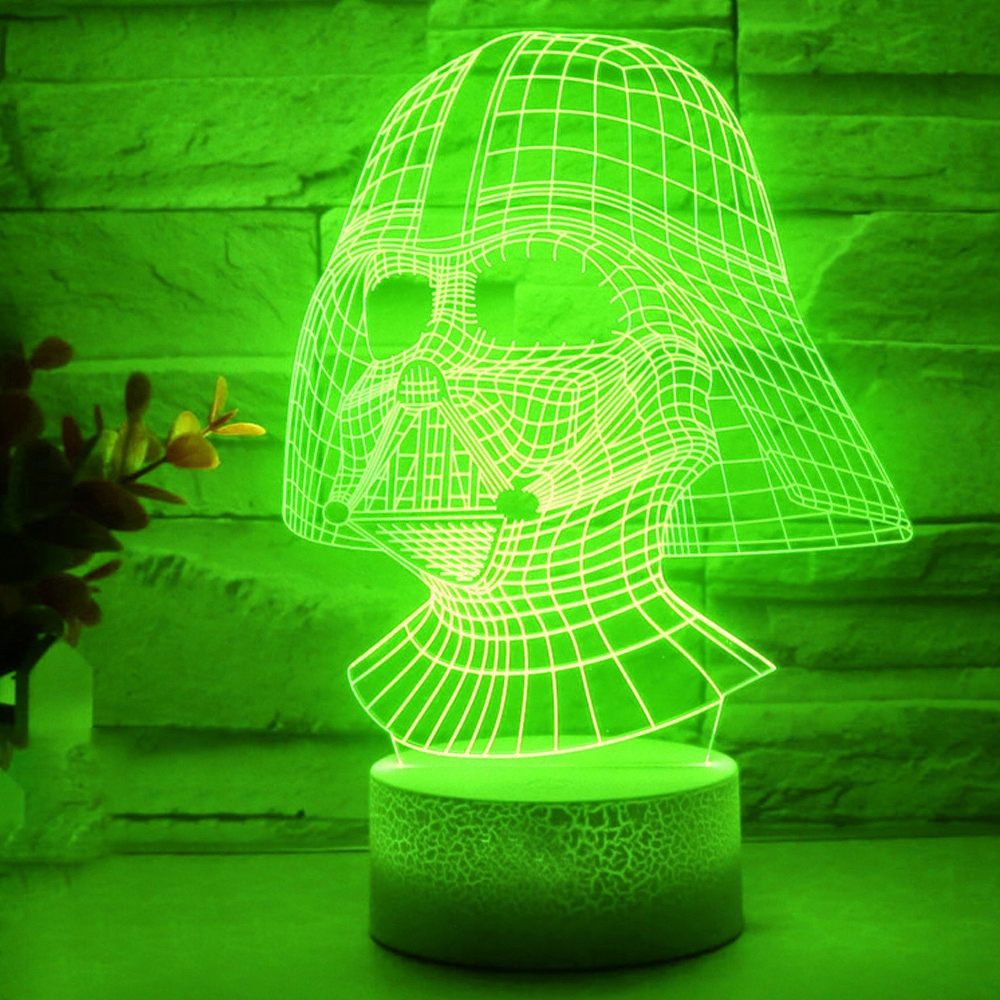Lampka 3D nocna led usb WARS DARTH VADER Marka inna marka