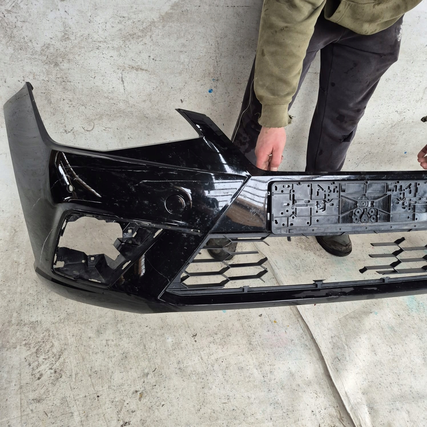 SEAT IBIZA V 6F0 17- bumper front front PDC