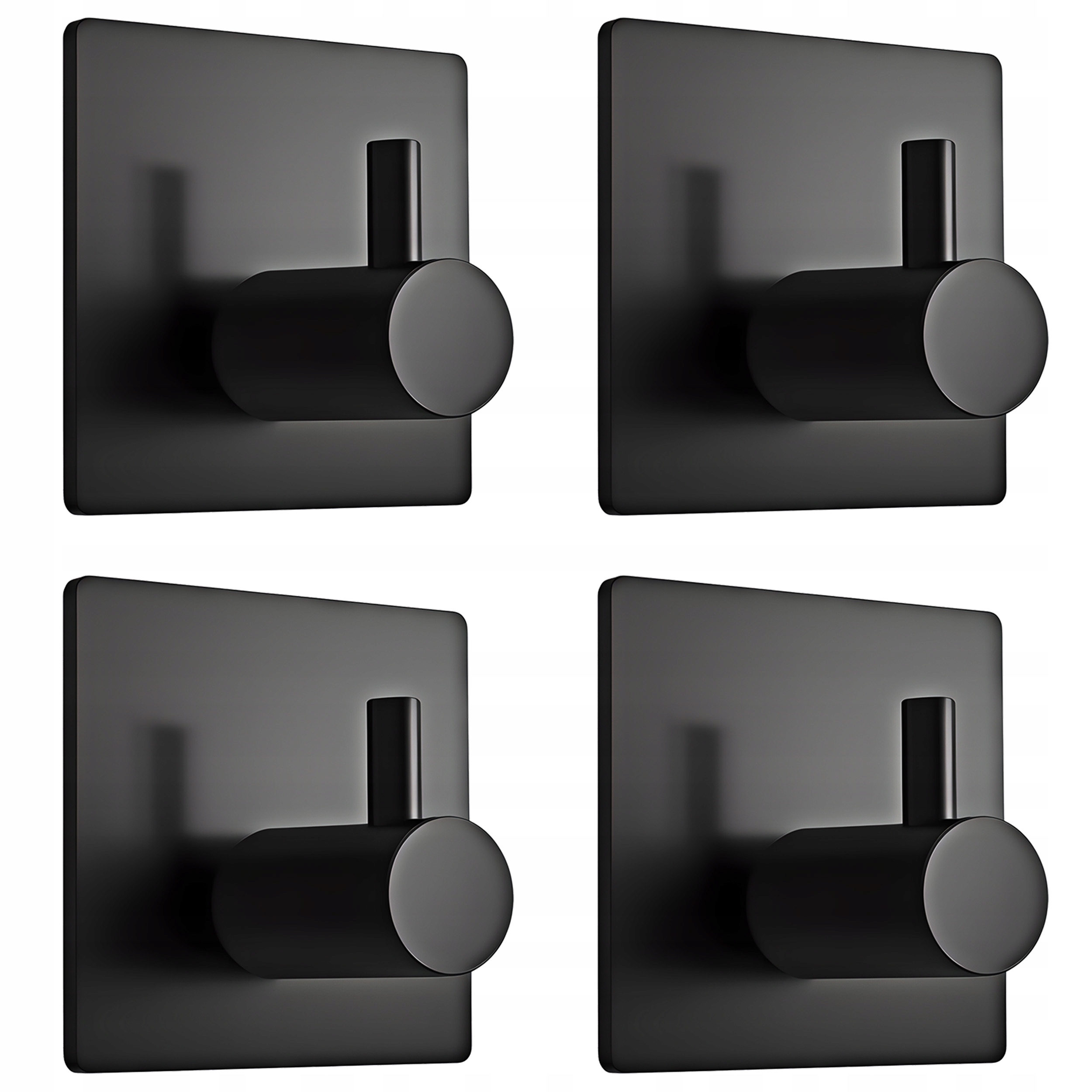 4X Wieszak Haczyk Samoprzylepny Stalowy na Ręcznik