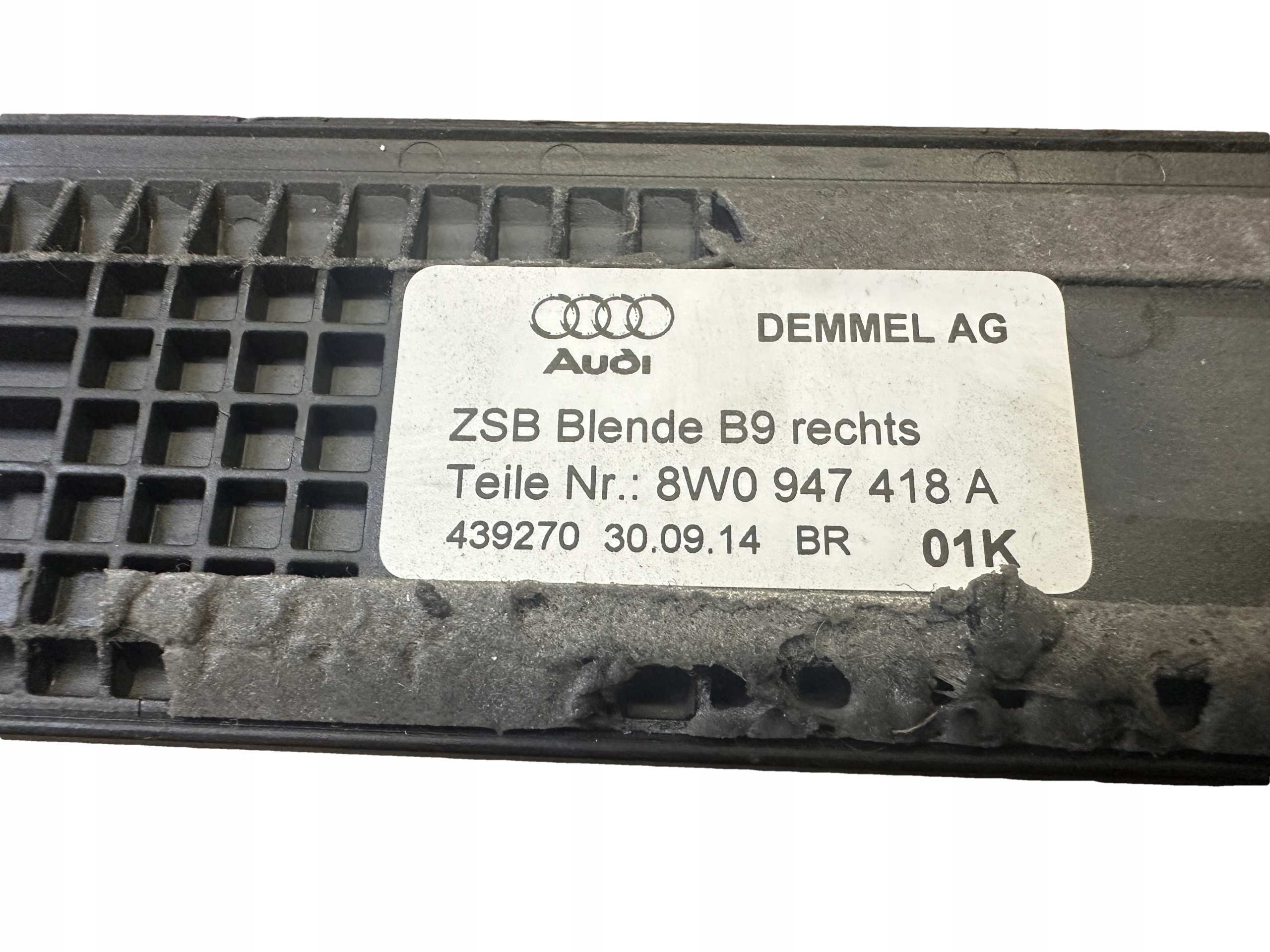 AUDI A4 A5 8W B9 SLINE moulding threshold right front LED 8W0947418A