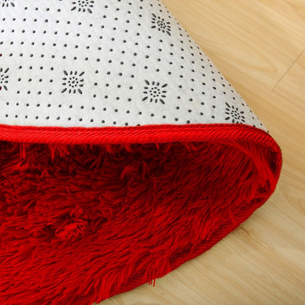 Okrągły puszysty dywan Shaggy pluszowy miękki włochacz 120 Przeznaczenie do wnętrz