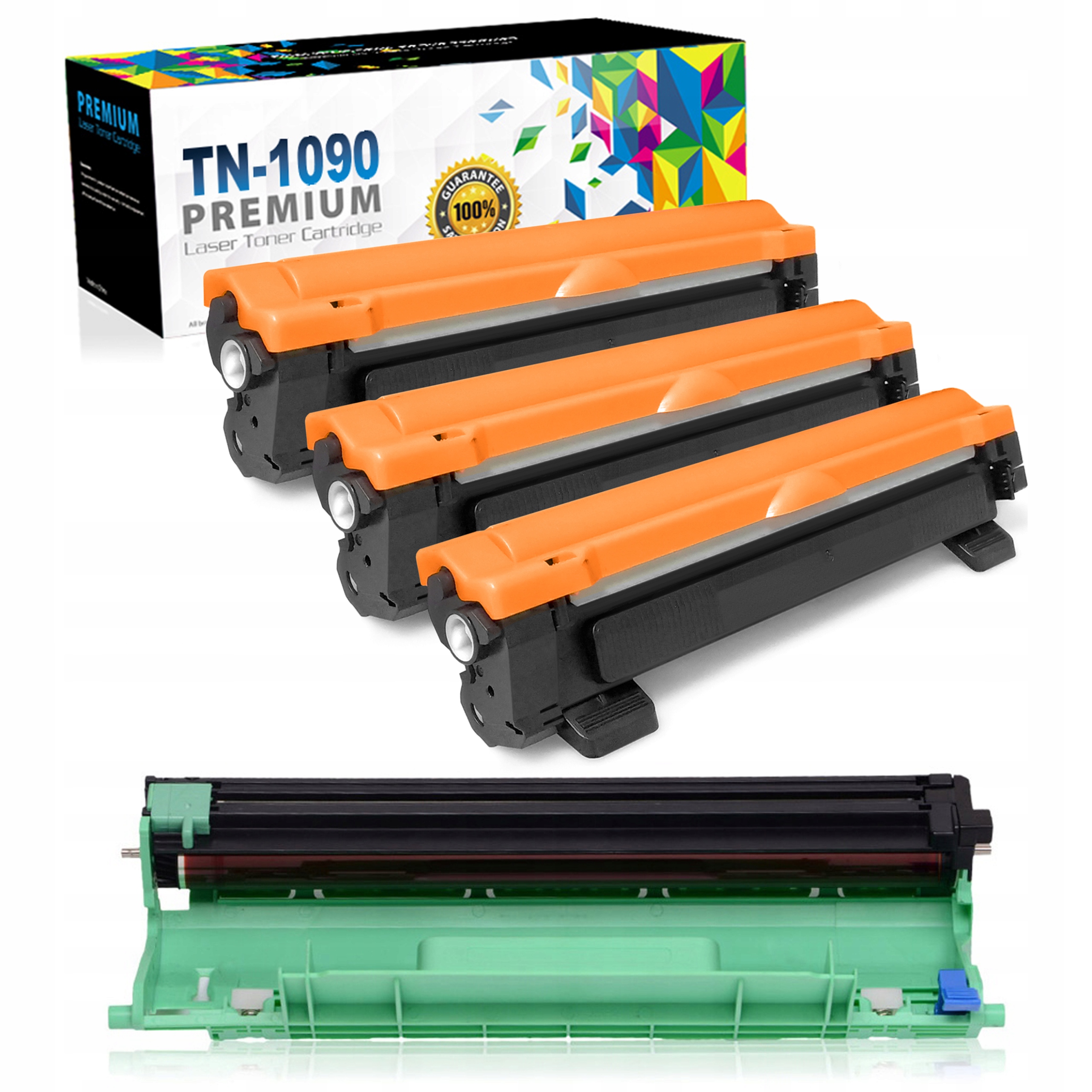 

3X Toner+bęben Do Drukarki Brother DCP-1623WE 1090