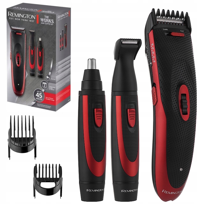 Maszynka do Strzyżenia Włosów Zarostu Trymer Zestaw Strzyżarka HC901