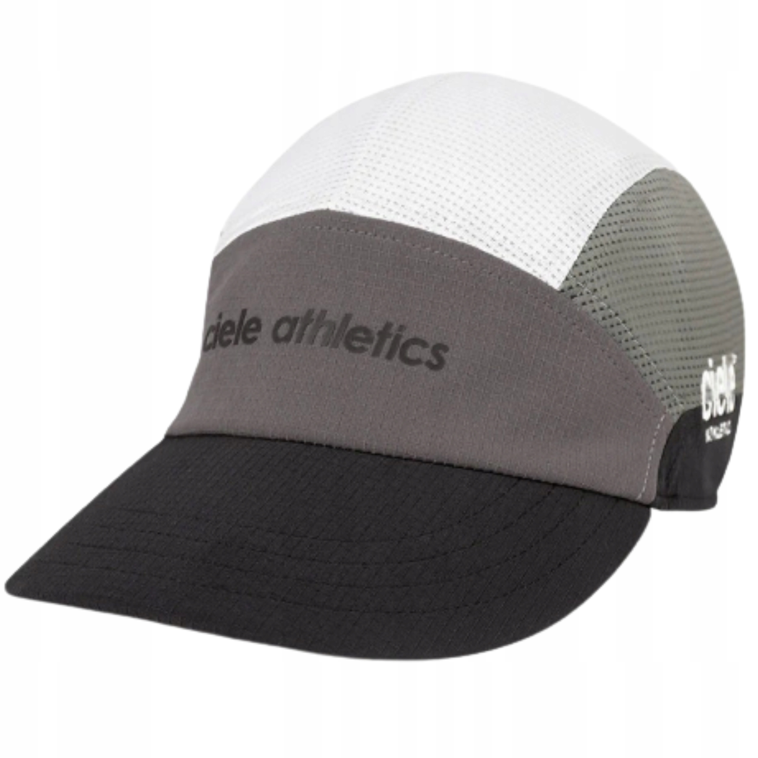 Ciele Czapka Sportowa Biegowa FSTCap Sc Field Iconic Sl Czarna Szara S/m