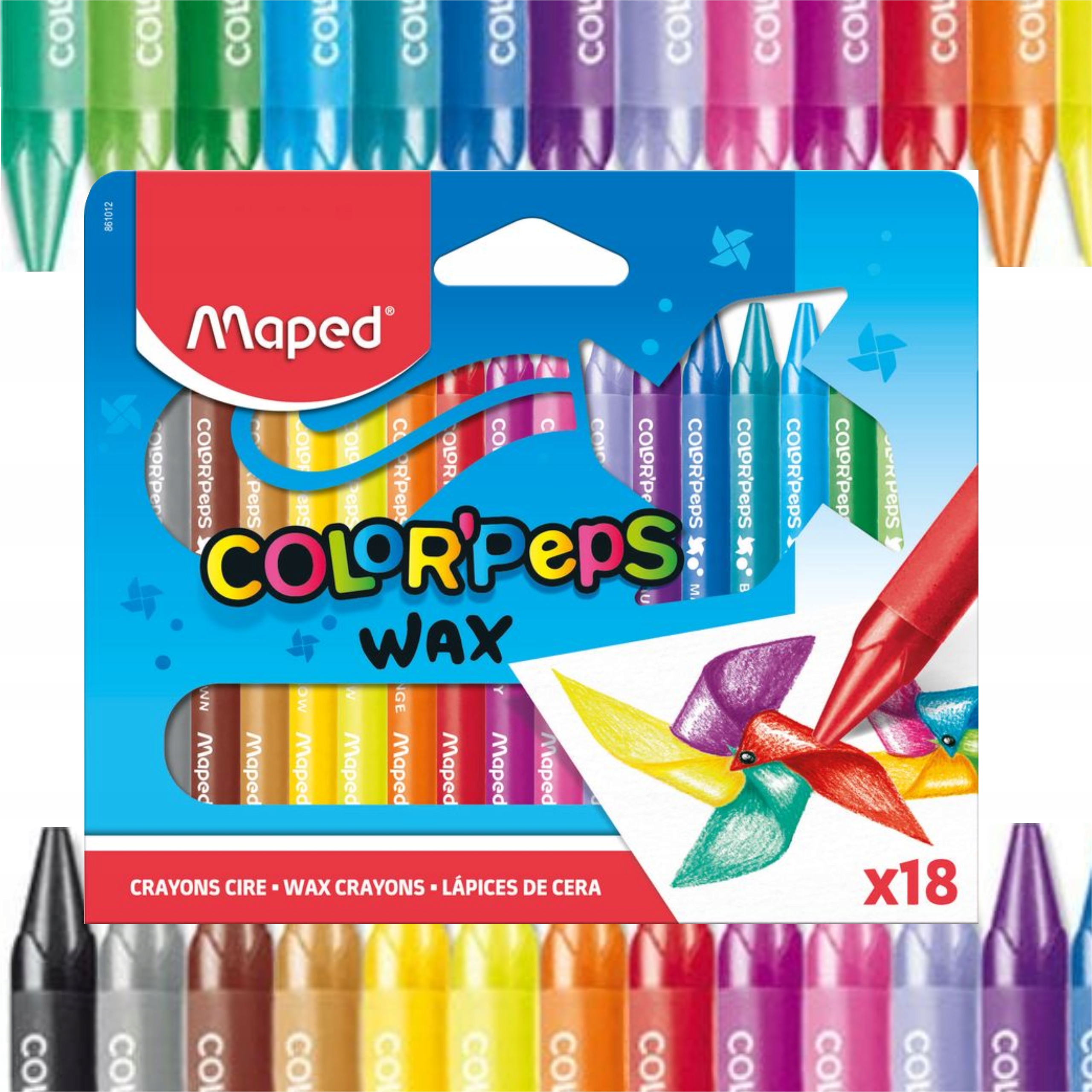 

Kredki świecowe Maped colorpeps