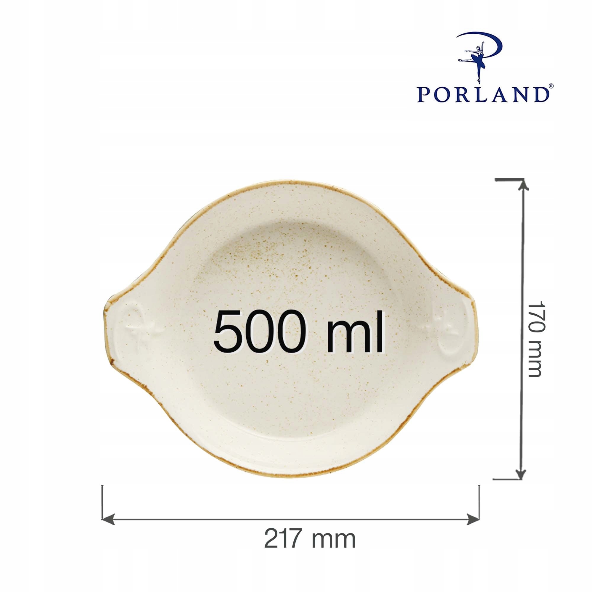 Naczynie do zapiekania Sand 170 mm Pojemność 0.5 l