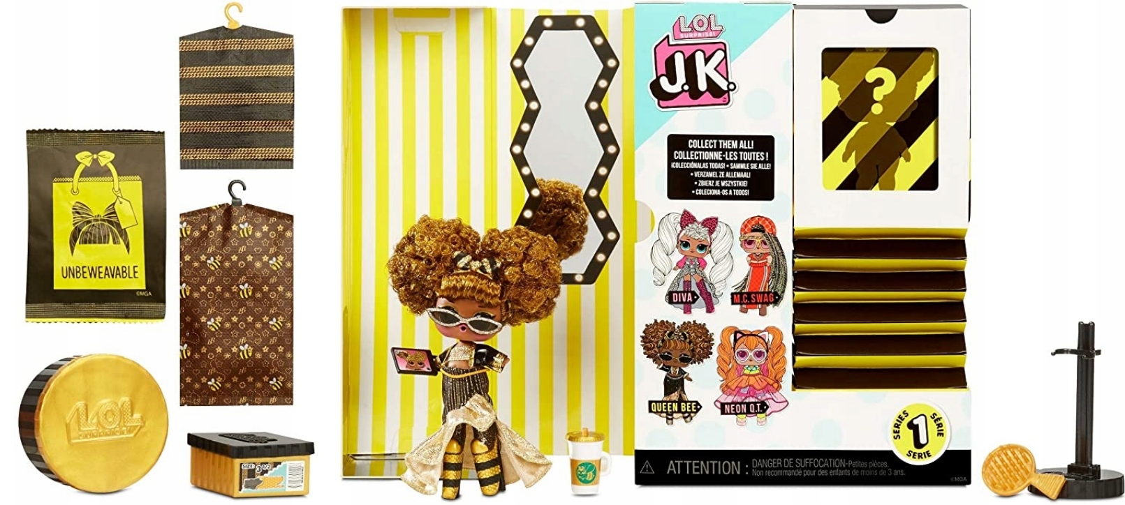 L.O.L LOL J.K. MINI FASHION DOLL LALKA QUEEN BEE EAN (GTIN) 0035051570783