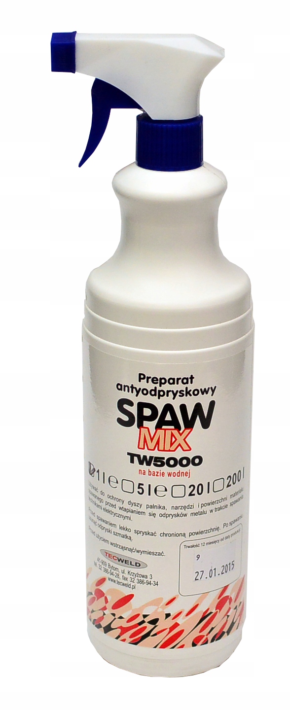 

Preparat antyodpryskowy Spawmix TW-5000 1l