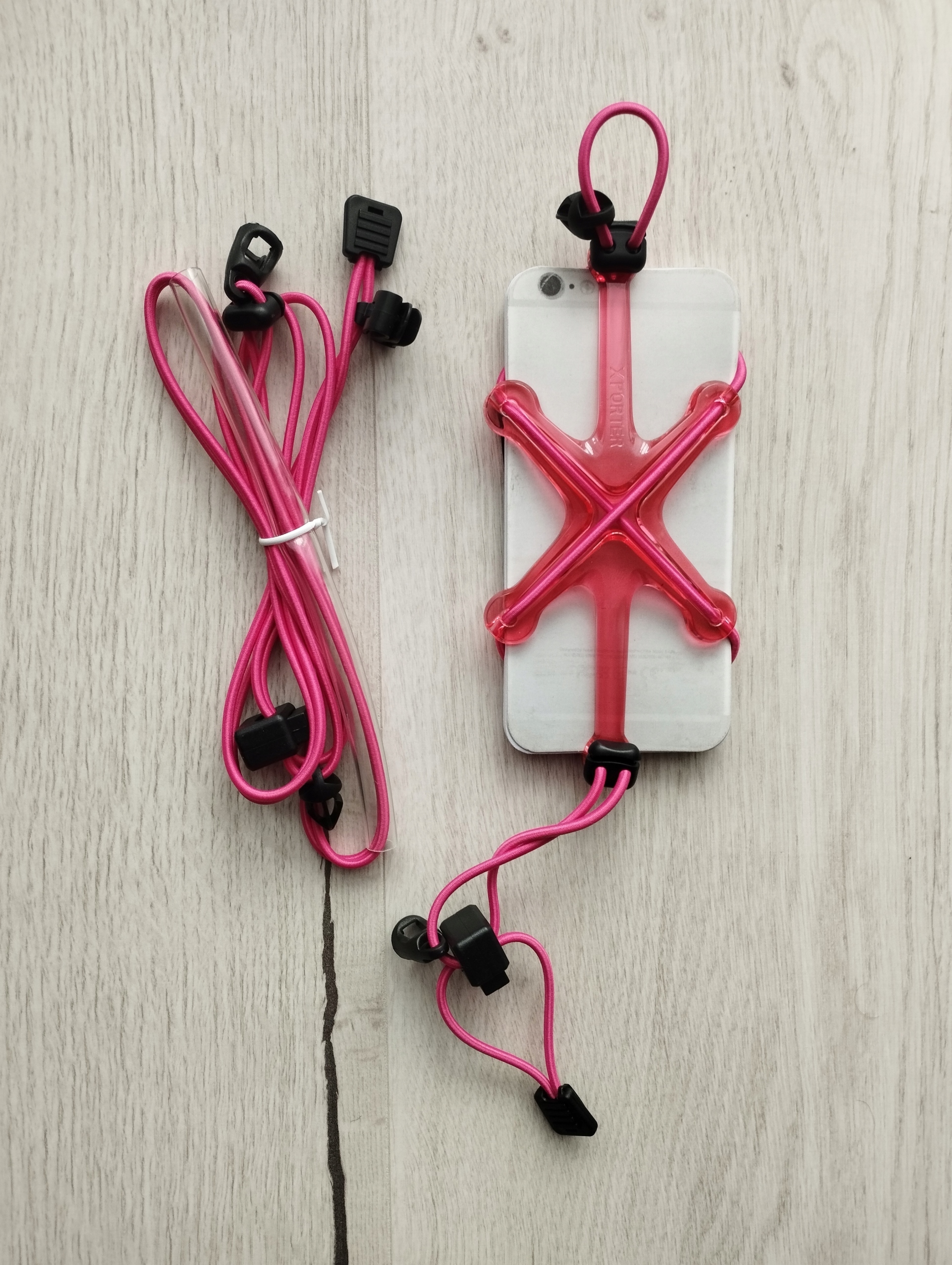 Xporter Neo univerzální popruh vodítko přívěsek pro telefon přes rameno růžová