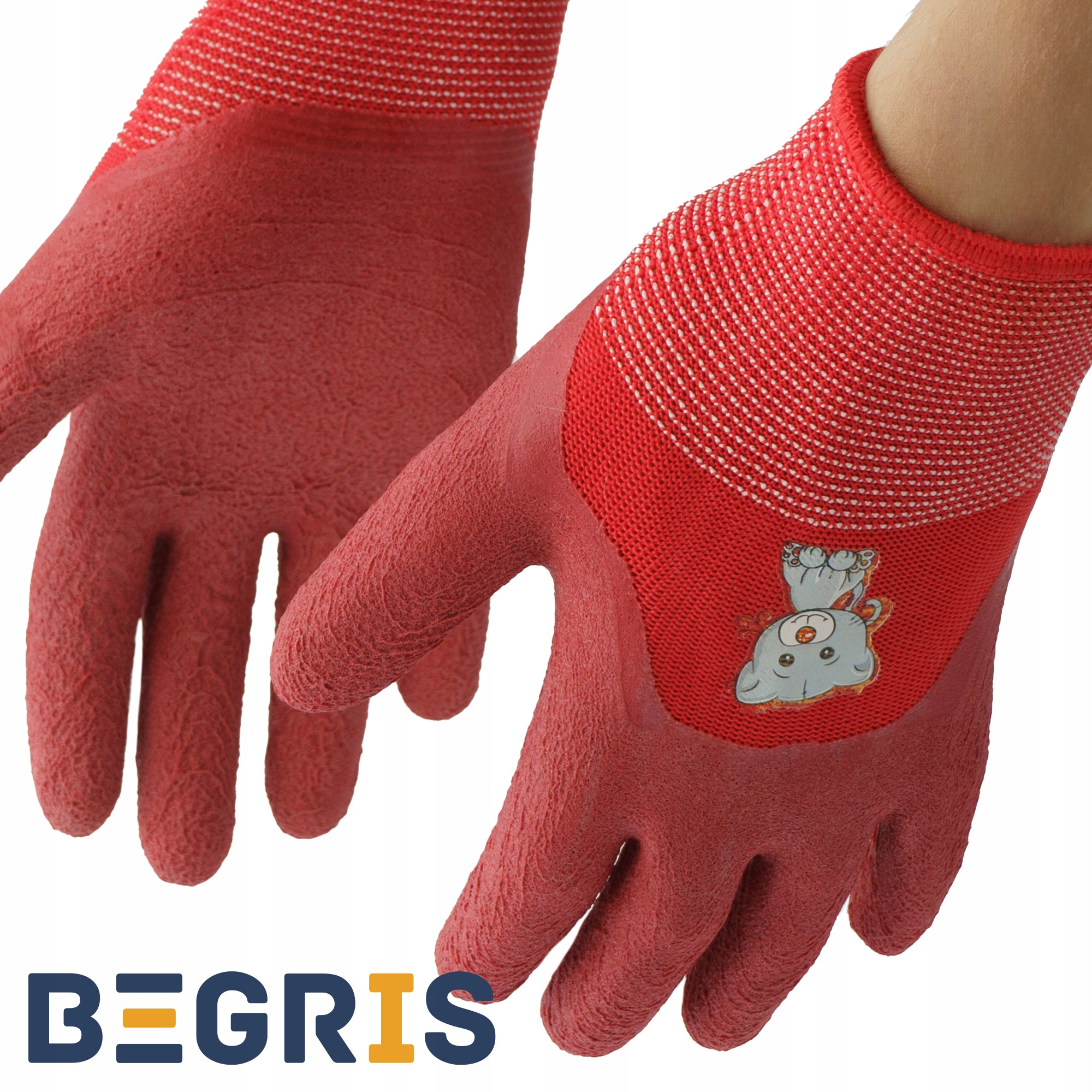 RĘKAWICE DLA DZIECI OCHRONNE DZIECIĘCE ROBOCZE OGRODOWE DZIECKA R 6 MOCNE Marka Begris