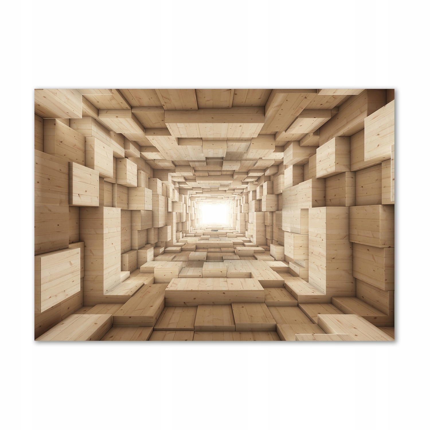

Obraz zdjęcie szkło akryl Drewniany tunel 100x70cm